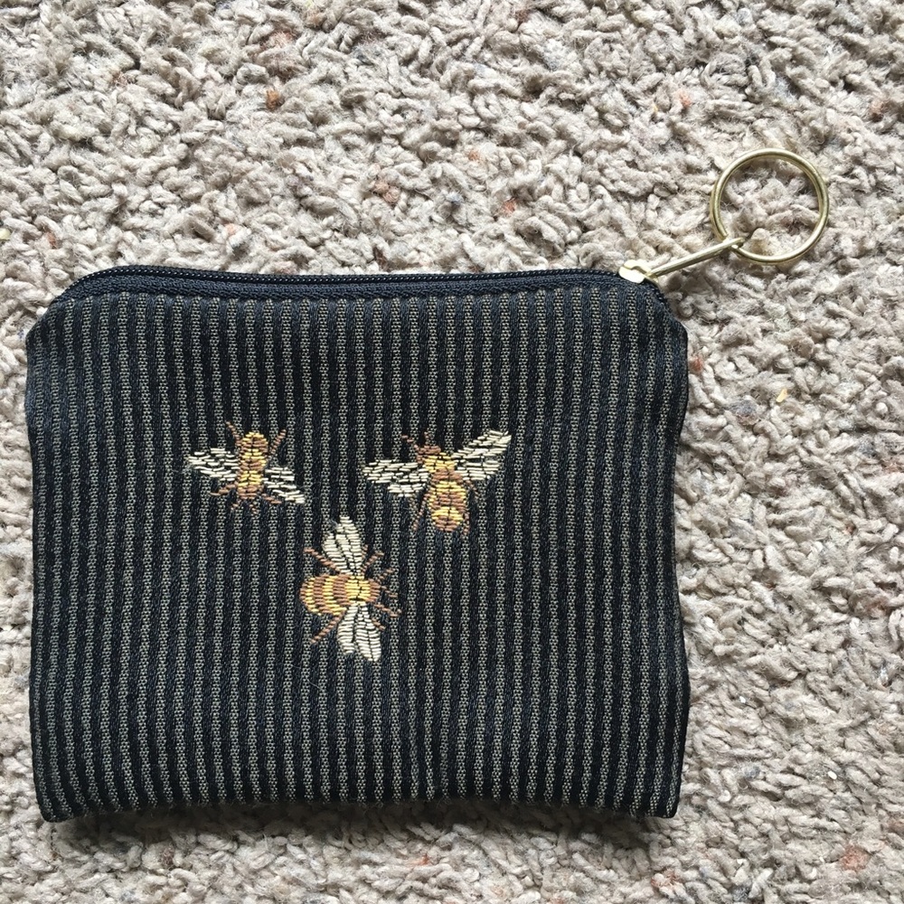 Janine King Designs Handcrafted Bee Coin Purse